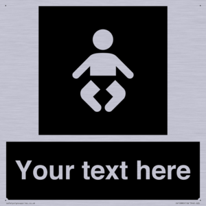 Custom information: black panel baby change